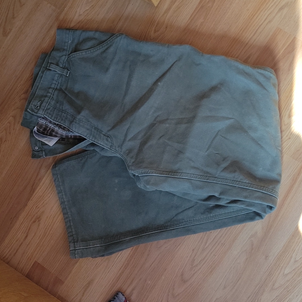 Mens Carhartt Flannel lined jeans
